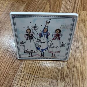 Demdaco ceramic plaque from the 2006 "Pure of Heart" collection